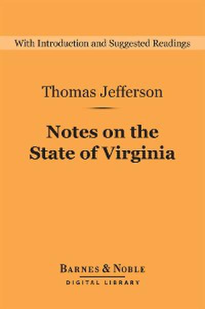 Notes on the State of Virginia (Barnes & Noble Digital Library)