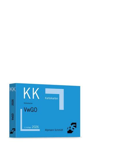 Karteikarten VwGO