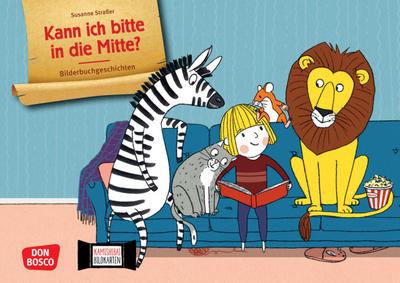 Kann ich bitte in die Mitte? Kamishibai Bildkartenset