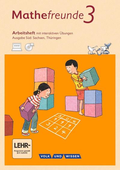 Mathefreunde 3. Schuljahr - Süd - Arbeitsheft mit interaktiven Übungen auf scook.de