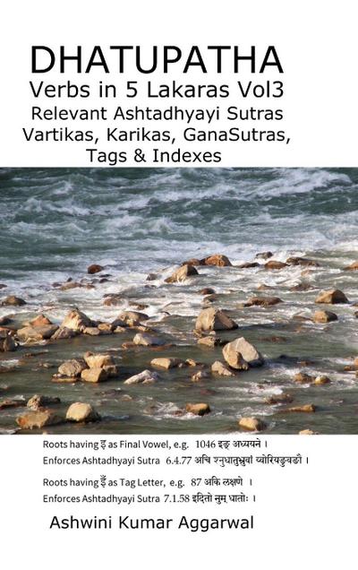 Dhatupatha Verbs In 5 Lakaras Vol3