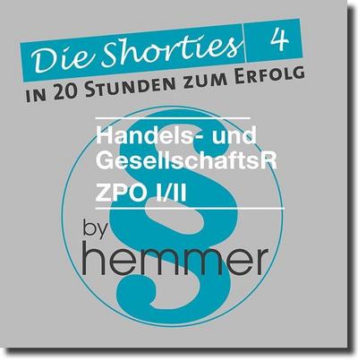 Shorties Box IV: ZPO I/II), Gesellschaftsrecht, Handelsrecht: Karteikarten (Karteikarten - Zivilrecht)