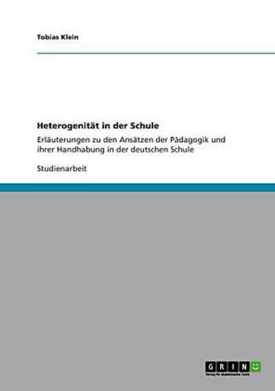 Heterogenität in der Schule
