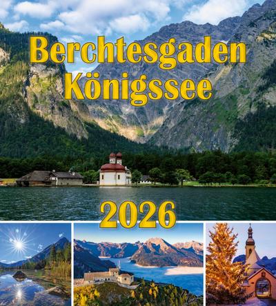 Berchtesgaden Königssee Postkartenkalender 2026