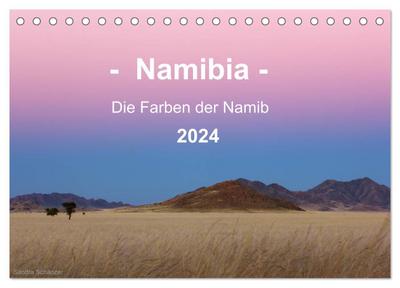 Namibia - Die Farben der Namib (Tischkalender 2024 DIN A5 quer), CALVENDO Monatskalender