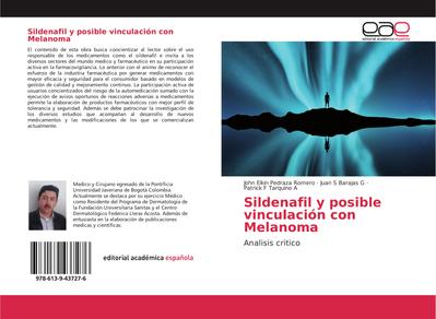 Sildenafil y posible vinculación con Melanoma