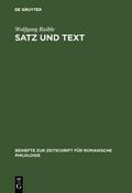 Satz und Text