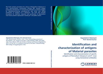 Identification and characterization of antigens of Malarial parasites