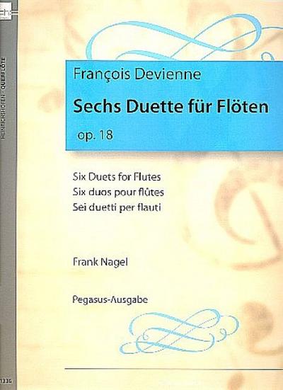 Duette op.18,1-6für 2 Flöten