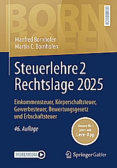 Steuerlehre 2 Rechtslage 2025