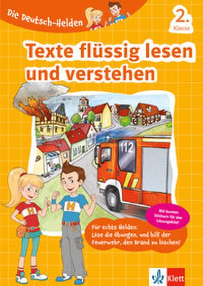 Klett Die Deutsch-Helden: Texte flüssig lesen und verstehen 2. Klasse