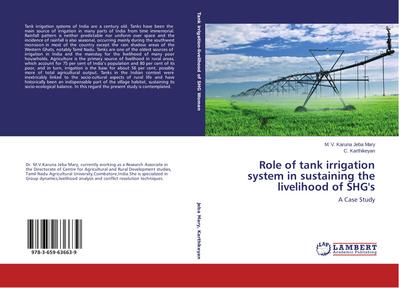 Role of tank irrigation system in sustaining the livelihood of SHG’s