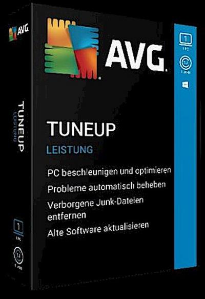 AVG TuneUp, 1 PC, 1 Jahr, 1 DVD-ROM