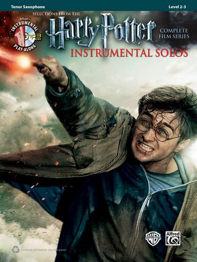 Harry Potter Instrumental Solos - Tenor Saxophone: Selections from the Complete Film Series (Alfred’s Instrumental Play-Along)