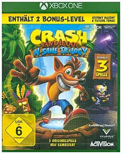 Crash Bandicoot, N’sane Trilogy, 1 XBox One-Blu-ray Disc