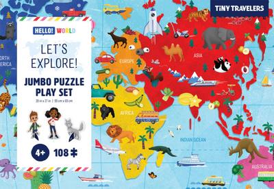 Jumbo Puzzle Play Set: Let’s Explore!