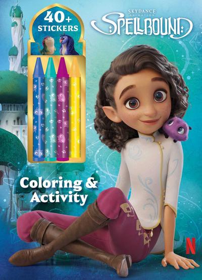 Spellbound Coloring Book with Crayons