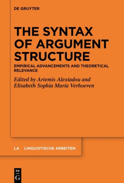 Syntax of Argument Structure
