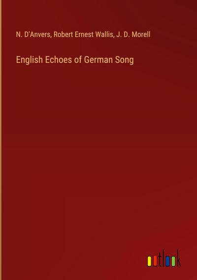 English Echoes of German Song