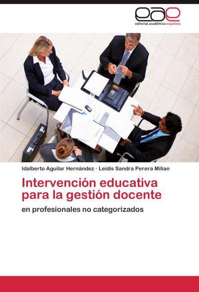 Intervención educativa para la gestión docente