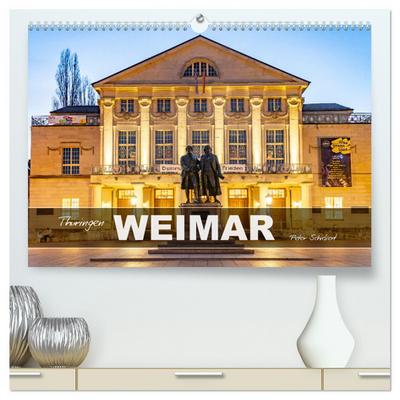 Thüringen - Weimar (hochwertiger Premium Wandkalender 2026 DIN A2 quer), Kunstdruck in Hochglanz