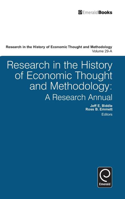Research in the History of Economic Thought and Methodology