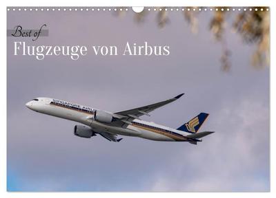 Flugzeuge von Airbus 2026 (Wandkalender 2026 DIN A3 quer), CALVENDO Monatskalender