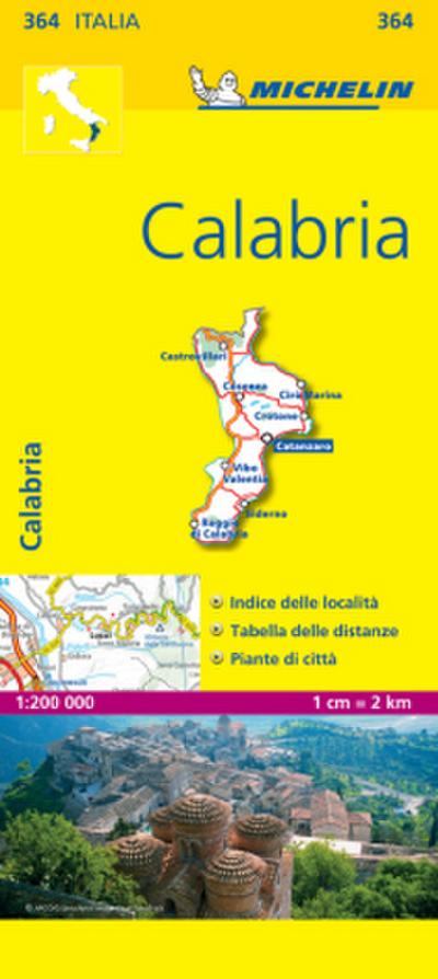 Calabria - Michelin Local Map 364