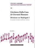 Divisions on Madrigals vol.1for soprano instrument and bc