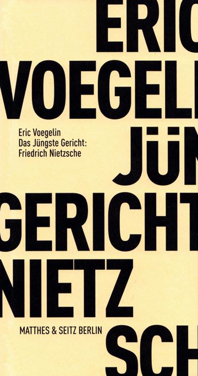 Voegelin,Jüngste Gericht