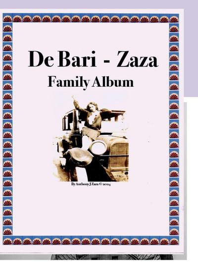 DE BARI- ZAZA FAMILY ALBUM