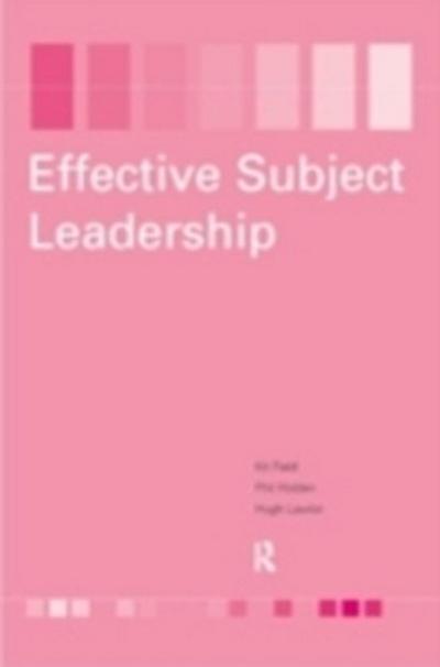 Effective Subject Leadership