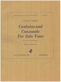 Cantatas and Canzonets for solo voice vol.1 for alto and bass voices