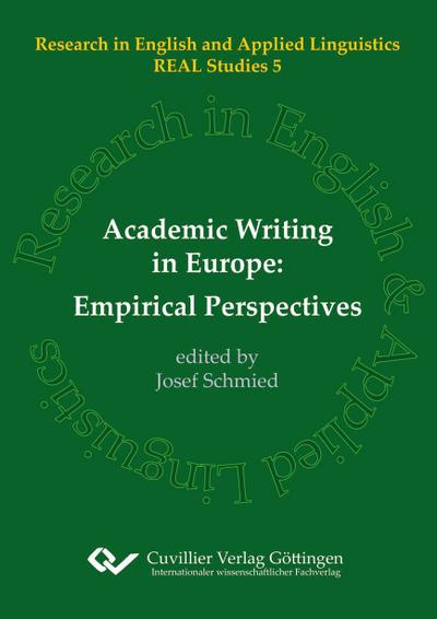 Schmied, J: Academic Writing in Europe: Empirical Perspectiv