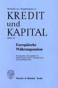 Europäische Währungsunion.