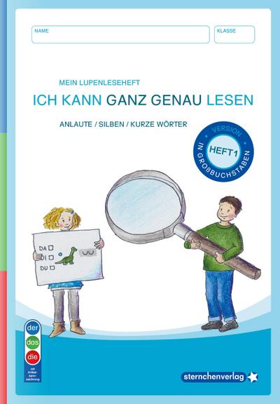 Mein Lupenleseheft 1 - Ich kann ganz genau lesen - AUSGABE: IN GROßBUCHSTABEN (DaZ) 