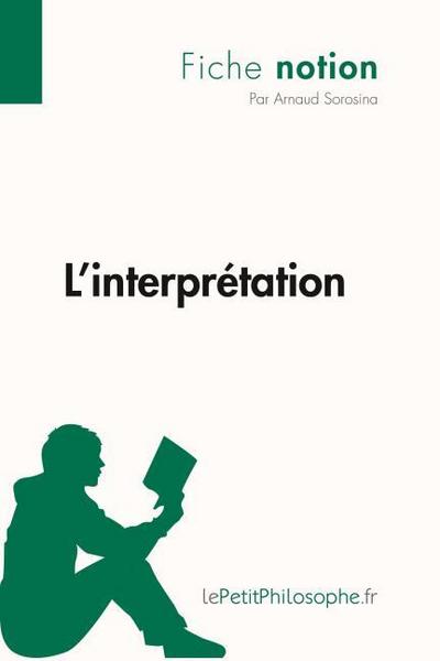 L’interprétation (Fiche notion)
