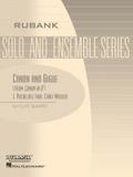 Canon and Gigue for 4 flutesscore and parts