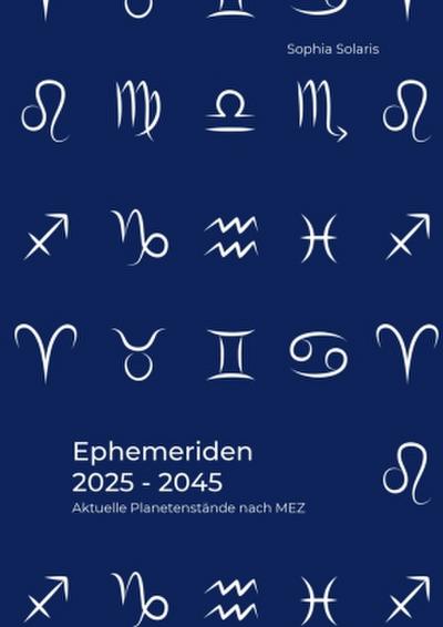 Ephemeriden 2025 bis 2045