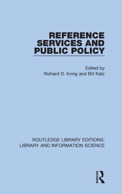 Reference Services and Public Policy