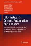 Informatics in Control, Automation and Robotics