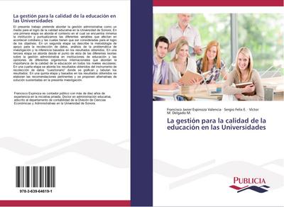 La gestión para la calidad de la educación en las Universidades