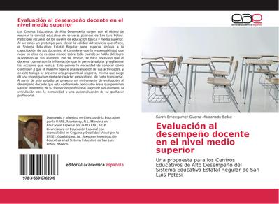 Evaluación al desempeño docente en el nivel medio superior