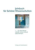 Jahrbuch für Schöne Wissenschaften 3