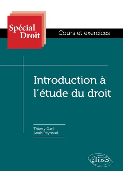 Introduction à l’’étude du droit