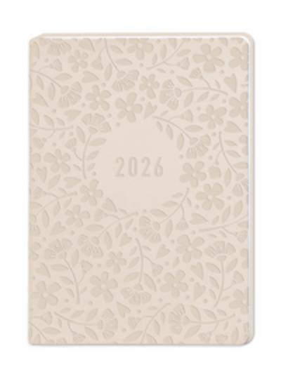 Terminplaner Lederlook 2026 Beige