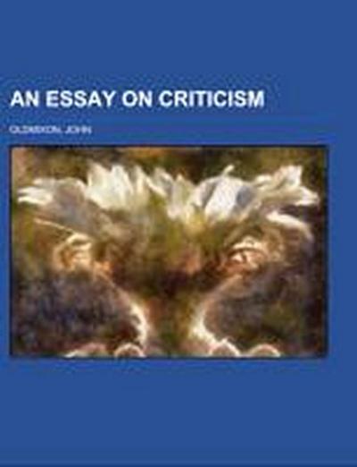 An Essay on Criticism