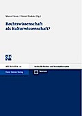Rechtswissenschaft als Kulturwissenschaft?