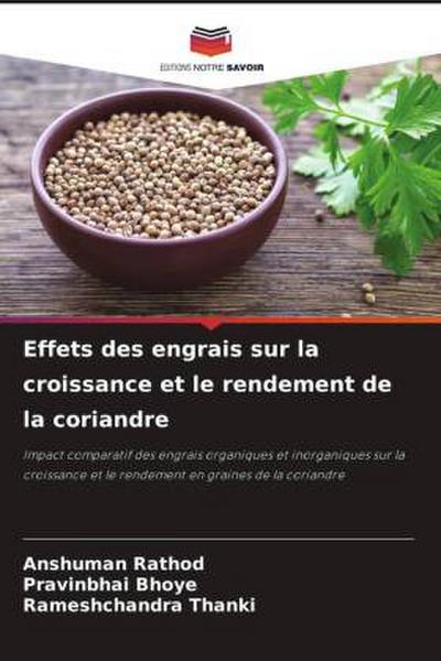 Effets des engrais sur la croissance et le rendement de la coriandre