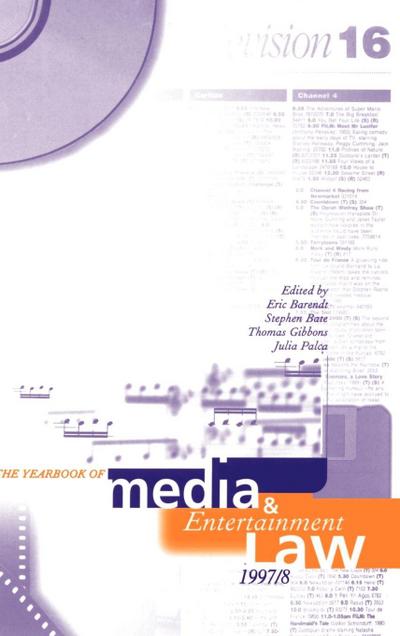 The Yearbook of Media and Entertainment Law
